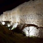 La nuova illuminazione al led per la cinta muraria di Tarquinia