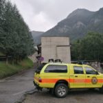 Cnsas Lombardia durante un intervento di soccorso