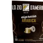 ZIO D’AMERICA – CAPSULE COMPATIBILI ESPRESSO ARABICA 50×5,5g