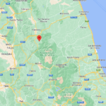 Epicentro Terremoto di magnitudo ML 2.5 del 25-01-2023 ore 06:10:24 (Italia) in zona: 3 km SE Fiordimonte (MC)