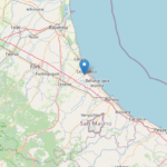 Epicentro Terremoto di magnitudo ML 4.1 del 26-01-2023 ore 11:45:41 (Italia) in zona: 3 km SW Cesenatico (FC)