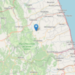 Epicentro Terremoto di magnitudo ML 2.5 del 22-01-2023 ore 08:06:57 (Italia) in zona: 2 km NW Gualdo (MC)