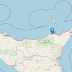 terremoto oggi M2.2 in Sicilia a Piraino (Messina) alle 15:31 del 7/1/2023
