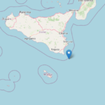 Epicentro Terremoto di magnitudo ML 2.6 del 02-01-2023 ore 10:29:16 (Italia) in zona: Costa Siracusana (Siracusa)