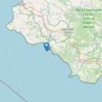 Epicentro Terremoto di magnitudo ML 3.1 del 13-01-2023 ore 14:17:31 (Italia) in zona: Costa Cilentana (Salerno)