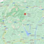 Epicentro del Terremoto di magnitudo ML 2.7 del 04-02-2023 ore 00:10:48 (Italia) in zona: 6 km W Tramonti di Sopra (PN)